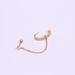 Ear Cartilage Rings & Studs Geometric 316 Stainless Steel Copper Inlaid Zircon_ipsvogv.com