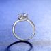S925 Sterling Silver Ring For Women Classic Versatile Temperament 1ct Twist Arm Four Claw Moissanite Finger Ring_ipsvogv.com