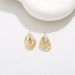 Women's Jewelry Temperamental Simple Zircon Metal Ear Buckles Fashionable Versatile Earrings Niche Earrings Light Luxury High End Summer Earrings_ipsvogv.com