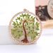 European And American Fashion Life Tree Colorful Diamond Inlaid Hollow Pendant Design Keychain Creative Exquisite Gift_ipsvogv.com