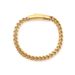 Minimalist Trendy Stainless Reversible Twist Dragon Bone Chain Men's Titanium Steel Polished Bracelet_ipsvogv.com