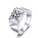 popular with fashionable and novel square diamond men's rings. men's rings are inlaid with stars._ipsvogv.com