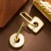 French Light Luxury Exquisite Socialite Style Asymmetrical Geometric Ear Buckle For Women With A Sense Of Luxury,_ipsvogv.com