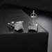 Square threaded men's micro inlaid zircon full diamond earrings, street trendy hip-hop popular earrings_ipsvogv.com