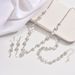 Women’s Jewelry Set Fashion Popular Wedding Photography Ladies Pearl Diamond/rhinestone Silver Necklace Earrings Bracelet Ladies Set_ipsvogv.com
