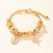 Hot Selling Cartoon Gold Potter Pendant Bracelet, Women's Pan Style DIY Crystal Bead Bracelet_ipsvogv.com