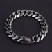 Men's Jewelry Cuban Bracelet Trendy Titanium Steel Retro Simple Men's Hip Hop Boys' Bracelet Niche Design Hand Jewelry_ipsvogv.com