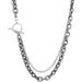 Instagram Personalized OT Buckle Necklace For Men And Women Simple Double Layered Layered Plain Ring Fashion Short_ipsvogv.com