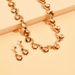 Women's Jewelry Wedding Accessories Alloy Inlaid Multi-color Flower Resin Necklace_ipsvogv.com