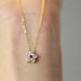 Cao Shi's Exquisite Sparkling Diamond Plum Blossom Red Necklace Versatile And Elegant Temperament, With Collarbone Chain_ipsvogv.com