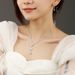 Luxury Diamond & Crystal Jewelry Set - Necklace, Earrings & Bracelet For Women_ipsvogv.com