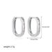Unisex Fashion All Match Geometric Earrings Copper Plated With Real Gold Micro Inlaid Zircon Fashionable Women's Round Earrings Ear Buckles_ipsvogv.com