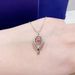 Beating Heart Confession Balloon Necklace Female Element Crystal Clavicle Necklace Female_ipsvogv.com