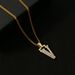 Men And Women's Jewelry Simple And High End Diamond Letter Pendant Diamond Letter Necklace Fashion High End Pendant_ipsvogv.com