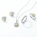 new Ice Flower Cut Goose Yellow High Carbon Diamond Necklace Female S925 Sterling Silver Small Sugar Cube Pendant Fashion Light Luxury All Match_ipsvogv.com