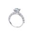 Sterling Silver Ring For Women New Classic Four Claw 2ct Moissanite Diamond Ring Real Diamond Ring_ipsvogv.com