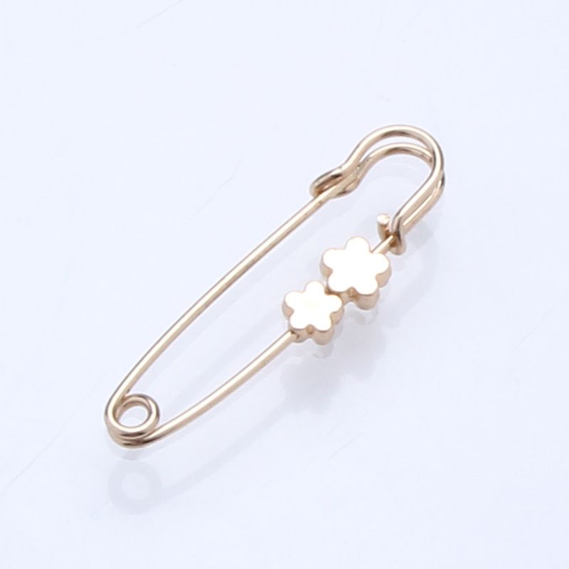 Metal waist pin jeans waist adjustment pin buckle pants skirt waist pin dress decoration brooch_ipsvogv.com