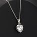 Women’s Jewelry Set Fashion simple heart shaped zircon pendant necklace earrings for women Gold plated love engagement jewelry set_ipsvogv.com