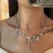 Hot Girl Mechanical Butterfly Necklace Retro Heavy Clavicle Chain Medieval Niche Hollow Metal Necklace Light Luxury Jewelry Trend_ipsvogv.com