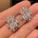 Cao Shi, Ou Han, Geometry, Star Female Personality, Design Sense, Zircon Earrings, Fashionable, Popular, And Minority_ipsvogv.com