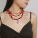 Multi Layer Necklace Exaggerated Retro Devil Eye Clavicle Necklace Jewelry Female_ipsvogv.com