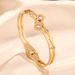 New Titanium Steel Bracelet For Women, Roman Ring Double Diamond Zircon, High Grade Sensation, Internet Celebrity_ipsvogv.com