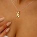 New Breast Cancer Prevention And Awareness Survivor Ribbon Pendant Necklace Fashion Jewelry Gift_ipsvogv.com
