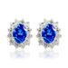Cao Shi's New Fashionable Stylish Style Flower Shaped Colored For Women's Creative And Generous Zirconia Earrings_ipsvogv.com