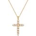 Titanium 【 Body Steel 】 Full Diamond Cross Temperament, Extremely Simple Personality, Real Gold Necklace In The Wind 【 】 Temperament, Personality,_ipsvogv.com
