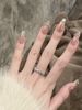 【 Collected By 6106 People 】 FRIDAY JEWELRY Zircon Style Versatile Personality Adjustable Ring, Finger Ring_ipsvogv.com