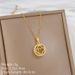 Agile 【 】 Lucky Grass Light Luxury Charm Gorgeous Full Diamond Necklace Women's Versatile Clavicle Titanium Steel Chain 【 】_ipsvogv.com