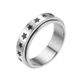 Trendy And Personalized Titanium With Rotatable Stainless Steel Ring Accessories_ipsvogv.com