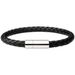 Men's Jewelry Stainless Steel Leather Rope Braided Bracelet Diy Engraved Couple Bracelet Simple Magnetic Buckle 6MM Leather Bracelet Jewelry_ipsvogv.com