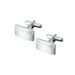 Spot Men's Formal Wear Fashion Simple Metal Rectangular Cufflinks French Shirt Cuff Nails Cufflinks_ipsvogv.com