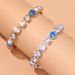 shiny wild devil eye Anklet evil eye simple rhinestone Anklet Anklet_ipsvogv.com