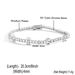 Unisex Hip Hop 3MM Tennis Chain Private Custom 26 English Letter Bracelet Personality DIY Trendy Hip Hop Bracelet_ipsvogv.com