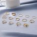 Hot Selling Fried Dough Twists With Diamond Personality Rose Cross 14 Piece Set Joint Ring_ipsvogv.com