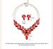 Women's necklaces, earrings, luxurious crystal banquet dress accessories_ipsvogv.com