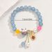 Simple New China-Chic Women's Personalized Lucky Cat Bead Design Small Handband Versatile High grade Handwear_ipsvogv.com