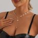 ins Bohemian Sun Flower Pendant Cylindrical Splicing Collarbone Chain Light Luxury Fashion Necklace_ipsvogv.com