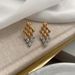 Light Luxury Heavy Diamond Diamond Stitching Earrings For Women S925 Sterling Silver Needle Fashion Elegant Temperament High End Earrings_ipsvogv.com