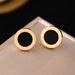 Minimalist Titanium Steel Personalized Roman Numerals, Cute Girl Earrings, Fashionable Earrings And Accessories_ipsvogv.com