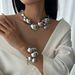 Size Glossy Round Splicing Grinding Chain Bracelet Necklace Women's 2025 Spring Fashion Personality Niche Design Travel Photography Jewelry_ipsvogv.com
