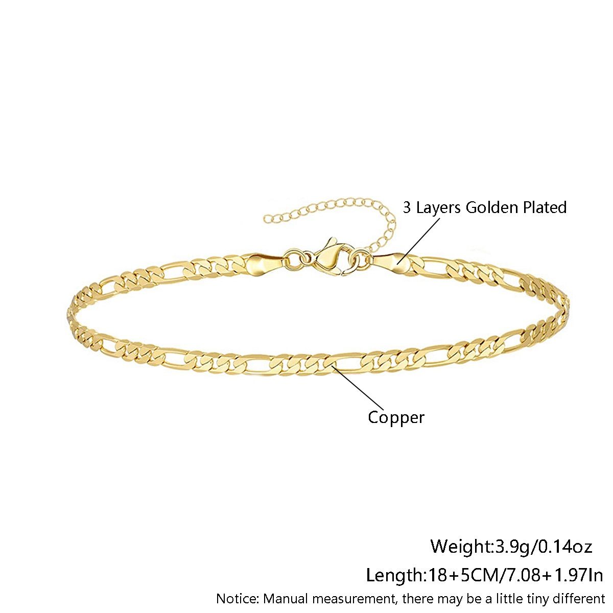NK Necklace Men's Cuban Vegetarian Set NK3:1 Bracelet Versatile Fashion Collarbone Chain_ipsvogv.com