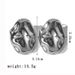 INS Internet Famous Gold-plated Stainless Steel Irregular Hammer Pattern Ea, Women's Fashionable And Non Fading_ipsvogv.com