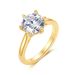 brilliant D Color Moissanite Diamond Ring Female S925 Silver Plated K Gold Moissanite Ring Engagement Proposal Ring Customization_ipsvogv.com