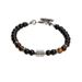 New Stainless Steel OT Buckle Tiger Eye Obsidian Men's Fashion Personality Hip Hop Beaded Accessories Bracelet_ipsvogv.com