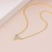 Unisex separated electroplated full diamond necklace Inverted triangle inlaid zircon clavicle chain fashion jewelry_ipsvogv.com