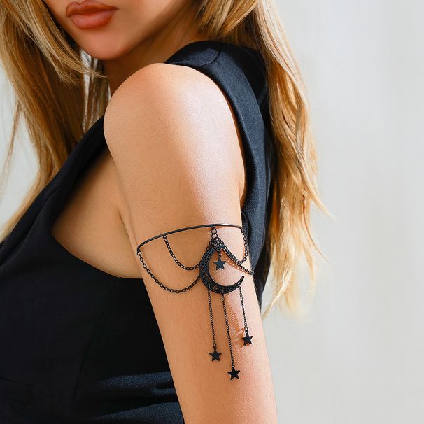 jewelry Sweet Cool Gothic Cross Butterfly Chain Multi Layer Open Arm Bracelet Leg Chain_ipsvogv.com
