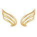 Women’s Jewelry Set Fashion Hot Sale Real Gold Brass Electroplating Fashion New Angel Wing Shape Personality Niche Design Earrings_ipsvogv.com